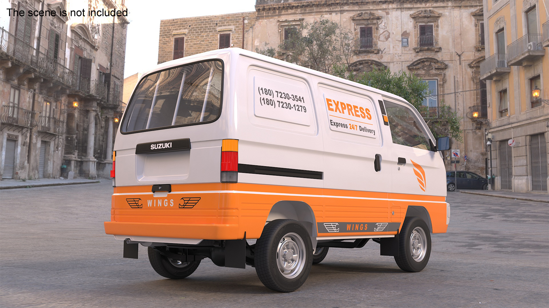 Suzuki Super Carry Express Delivery Van 3D model