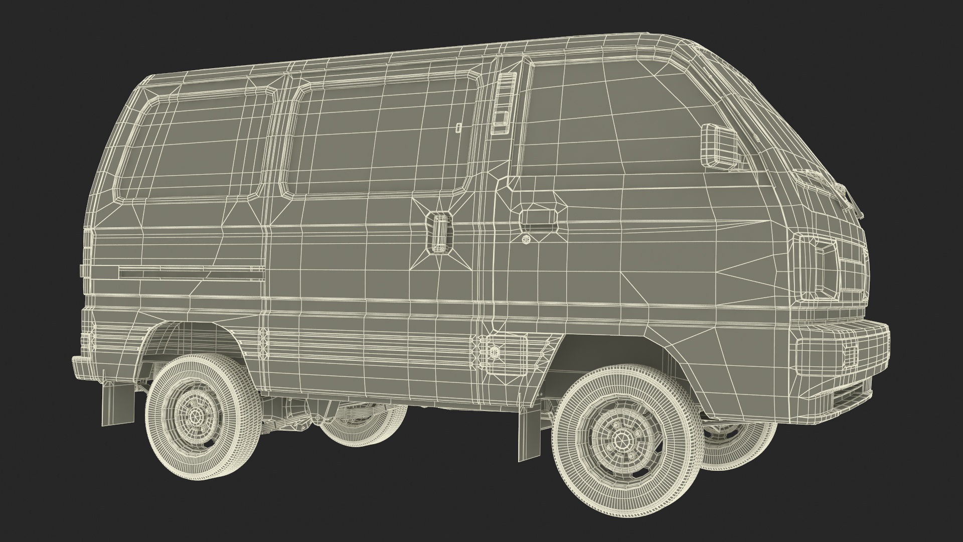 Suzuki Super Carry Express Delivery Van 3D model