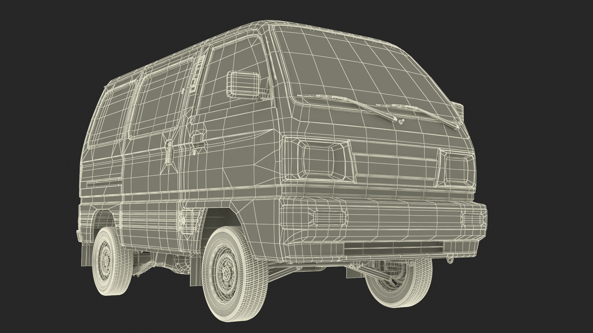 Suzuki Super Carry Express Delivery Van 3D model