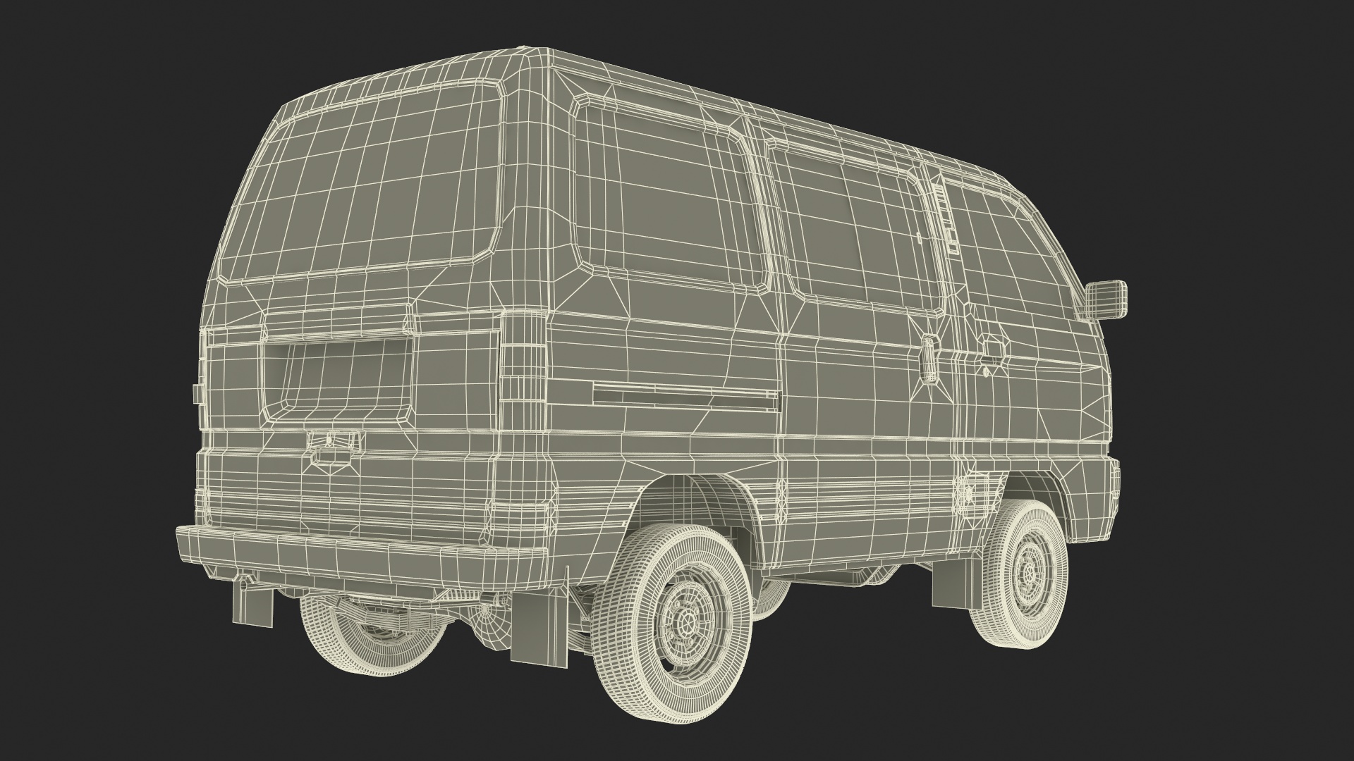 Suzuki Super Carry Express Delivery Van 3D model
