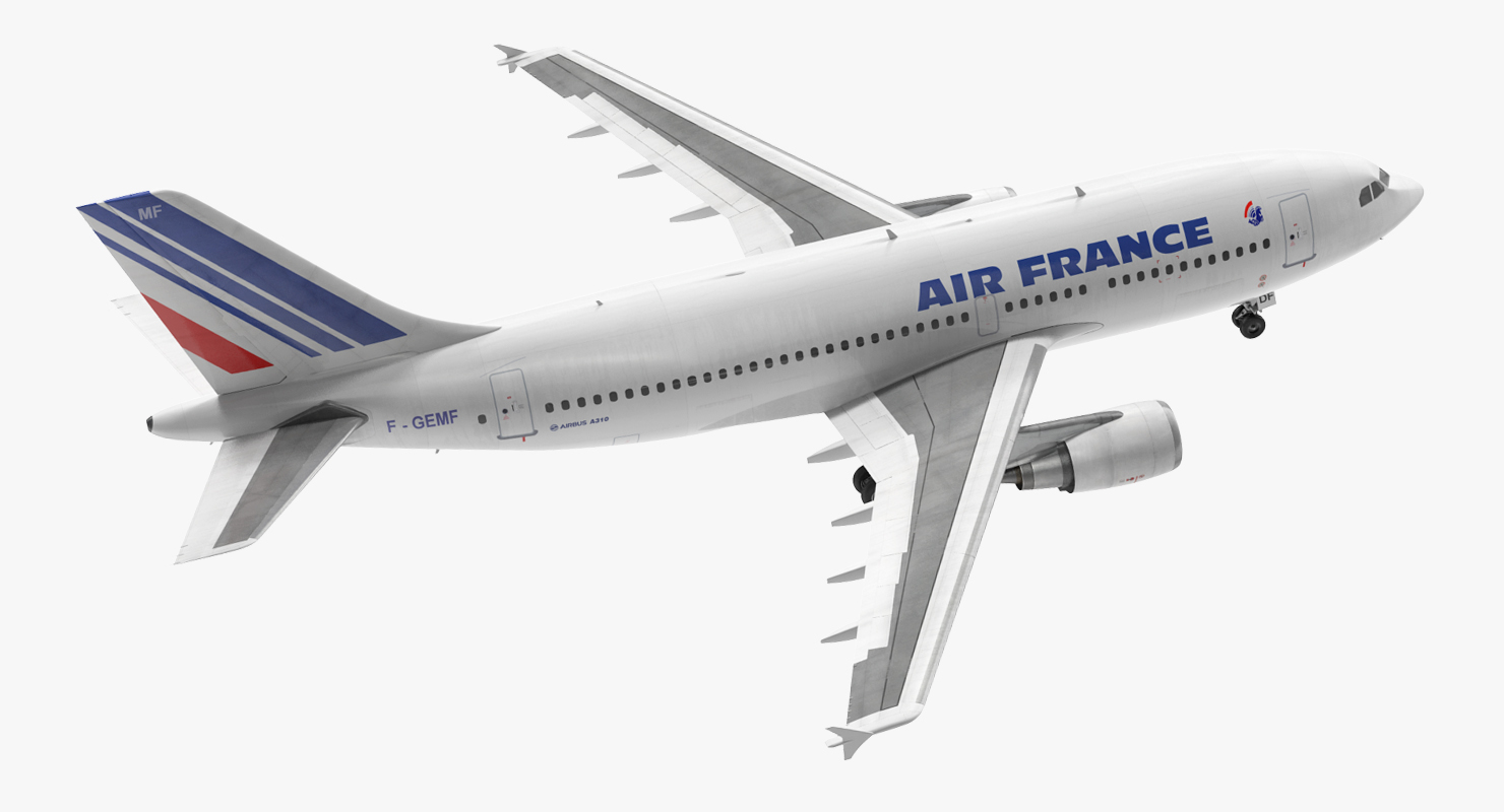 3D Airbus A310 300 Air France