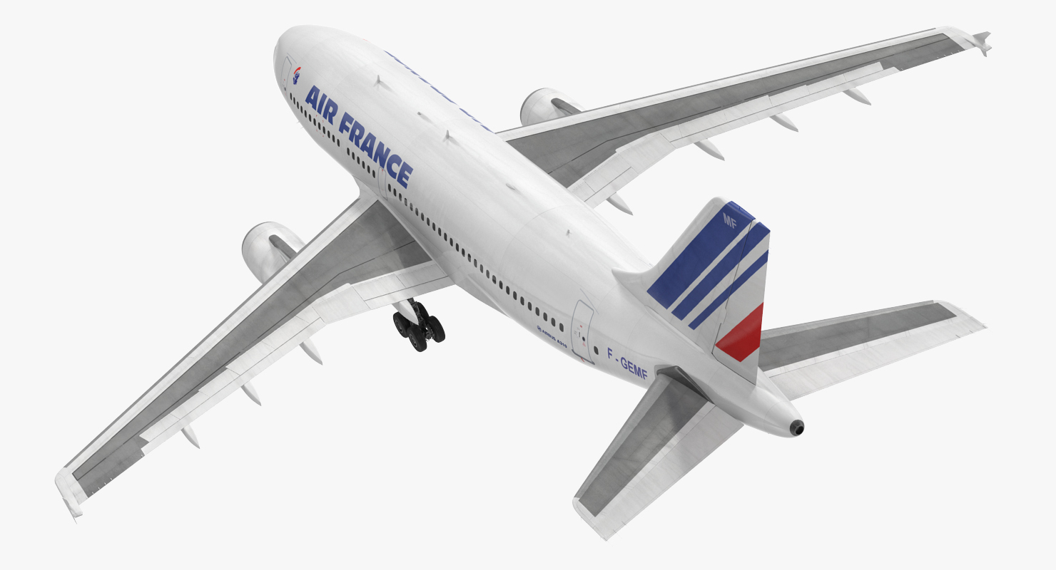 3D Airbus A310 300 Air France
