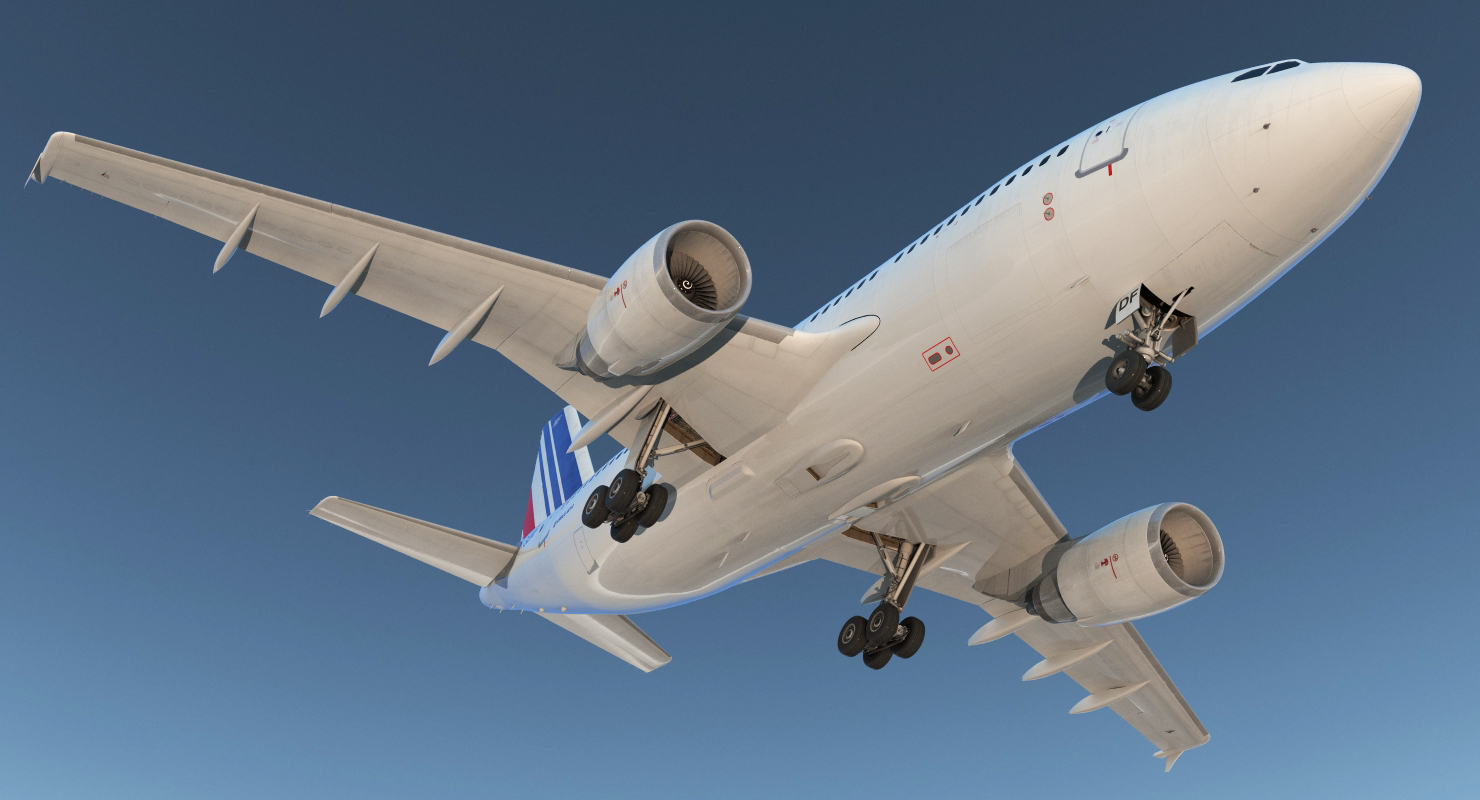 3D Airbus A310 300 Air France