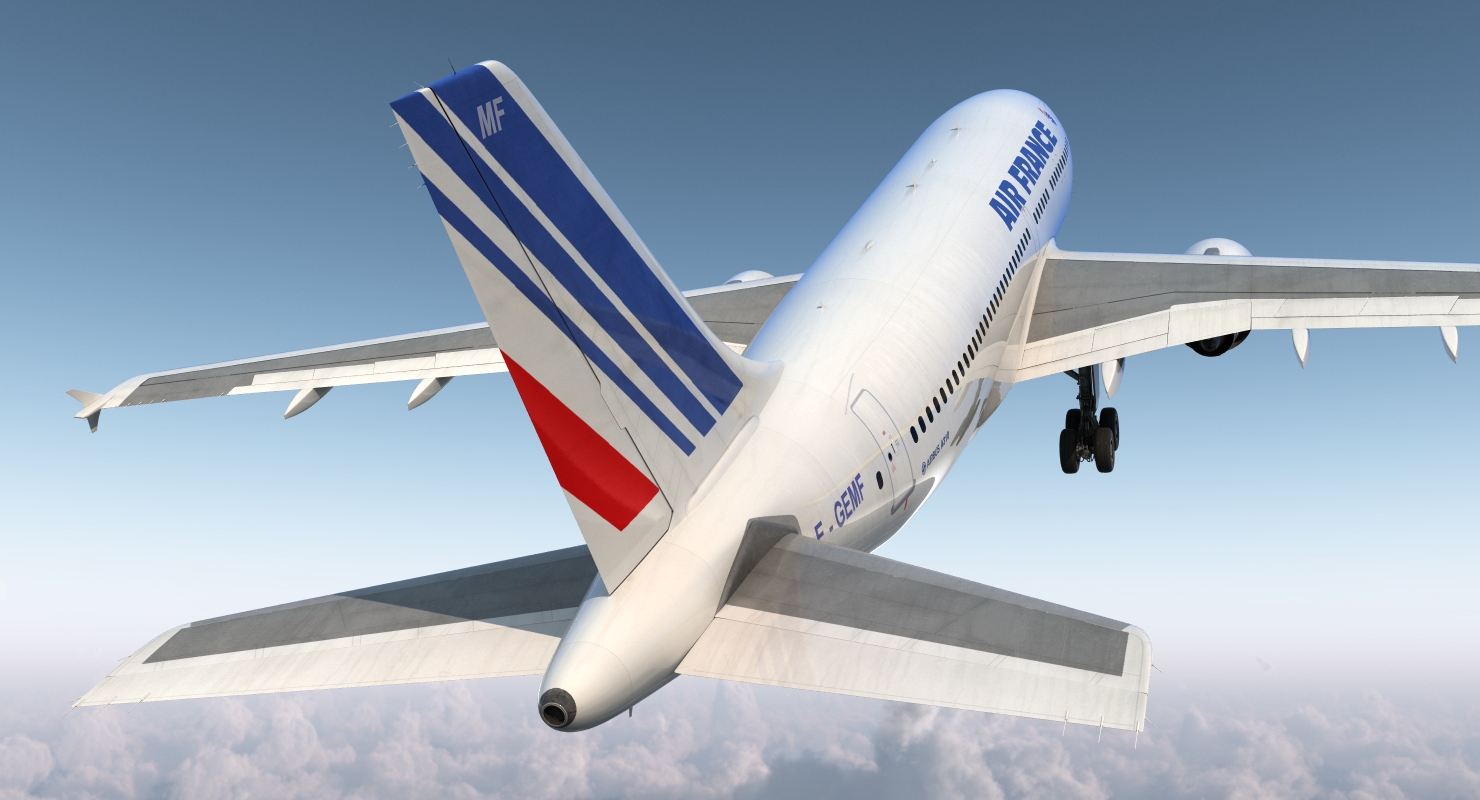 3D Airbus A310 300 Air France