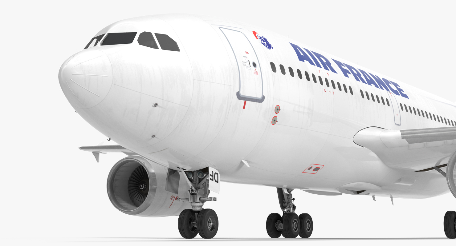 3D Airbus A310 300 Air France