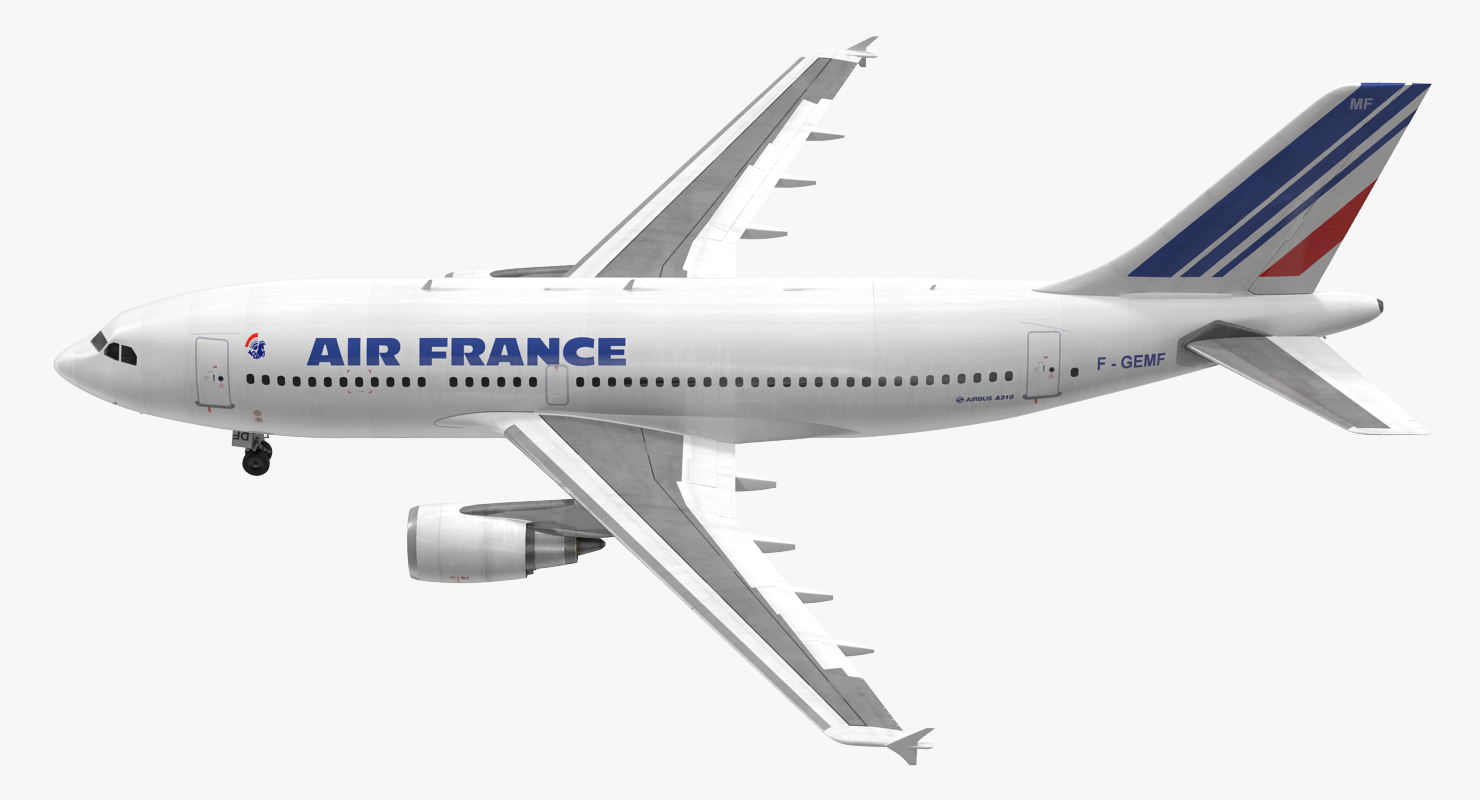 3D Airbus A310 300 Air France