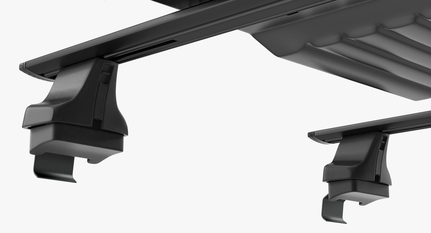3D model Thule Car Roofbox with Wingbar