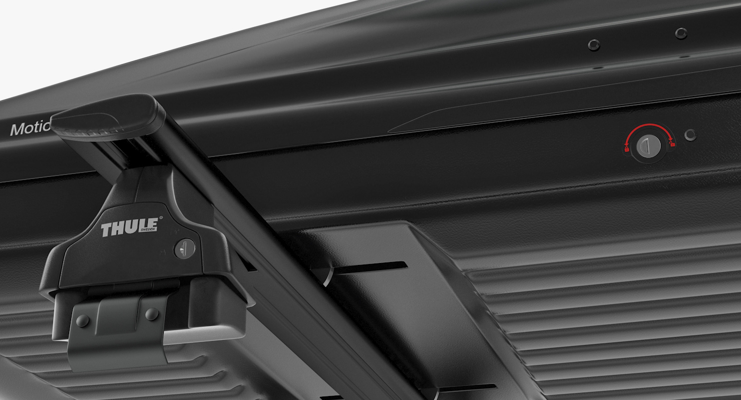 3D model Thule Car Roofbox with Wingbar