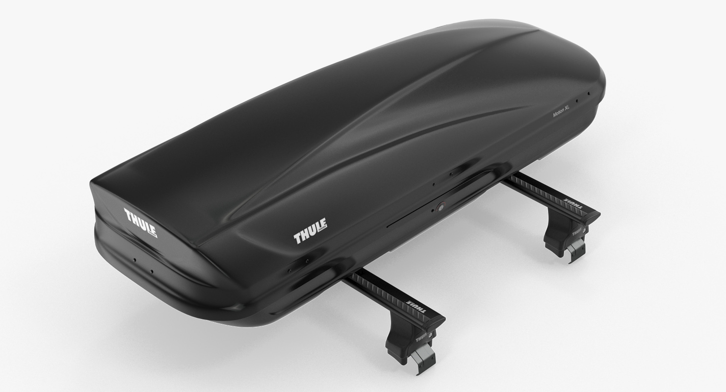 3D model Thule Car Roofbox with Wingbar