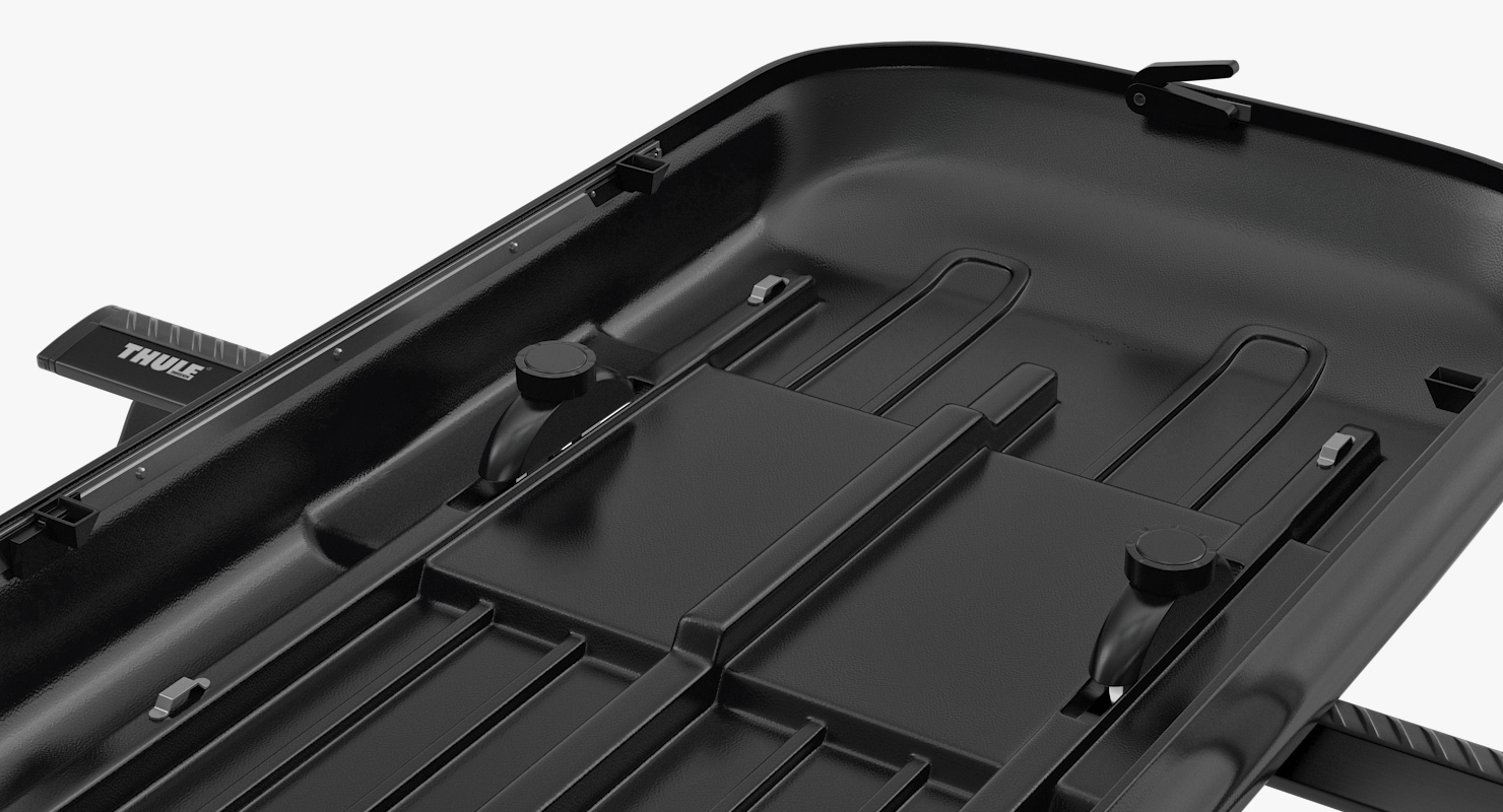 3D model Thule Car Roofbox with Wingbar