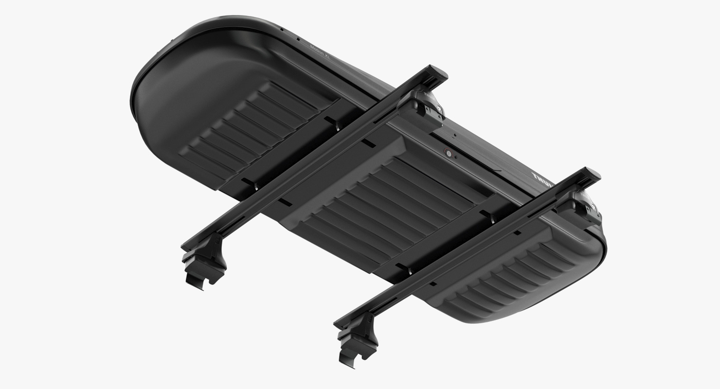 3D model Thule Car Roofbox with Wingbar