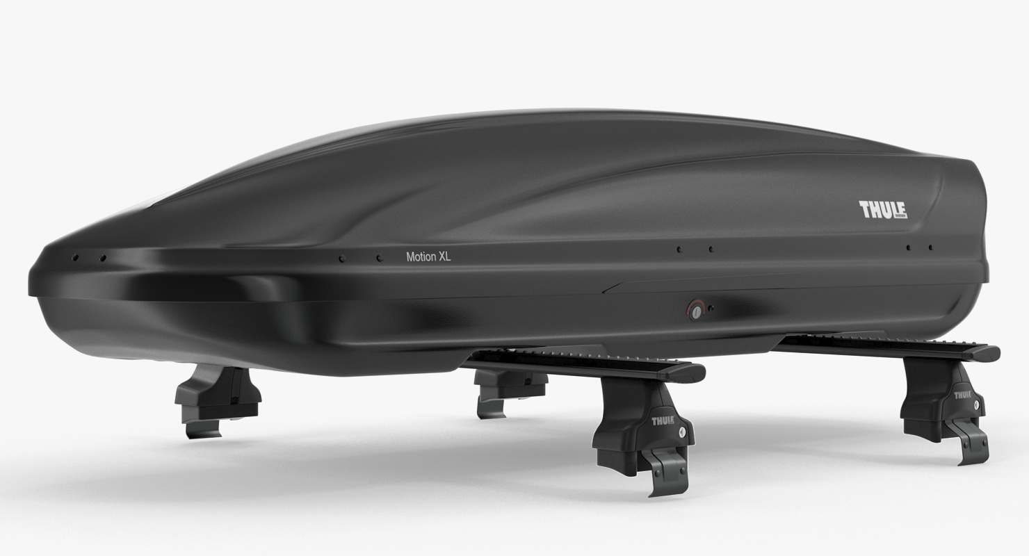 3D model Thule Car Roofbox with Wingbar