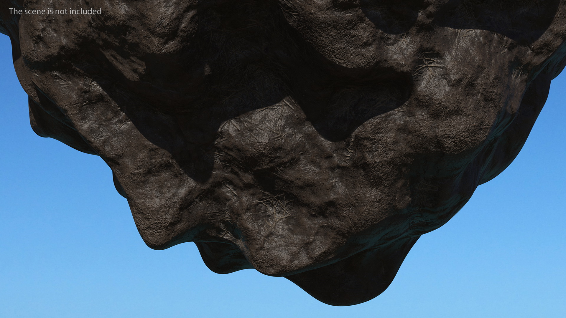 Round Soil Ground Island 3D model