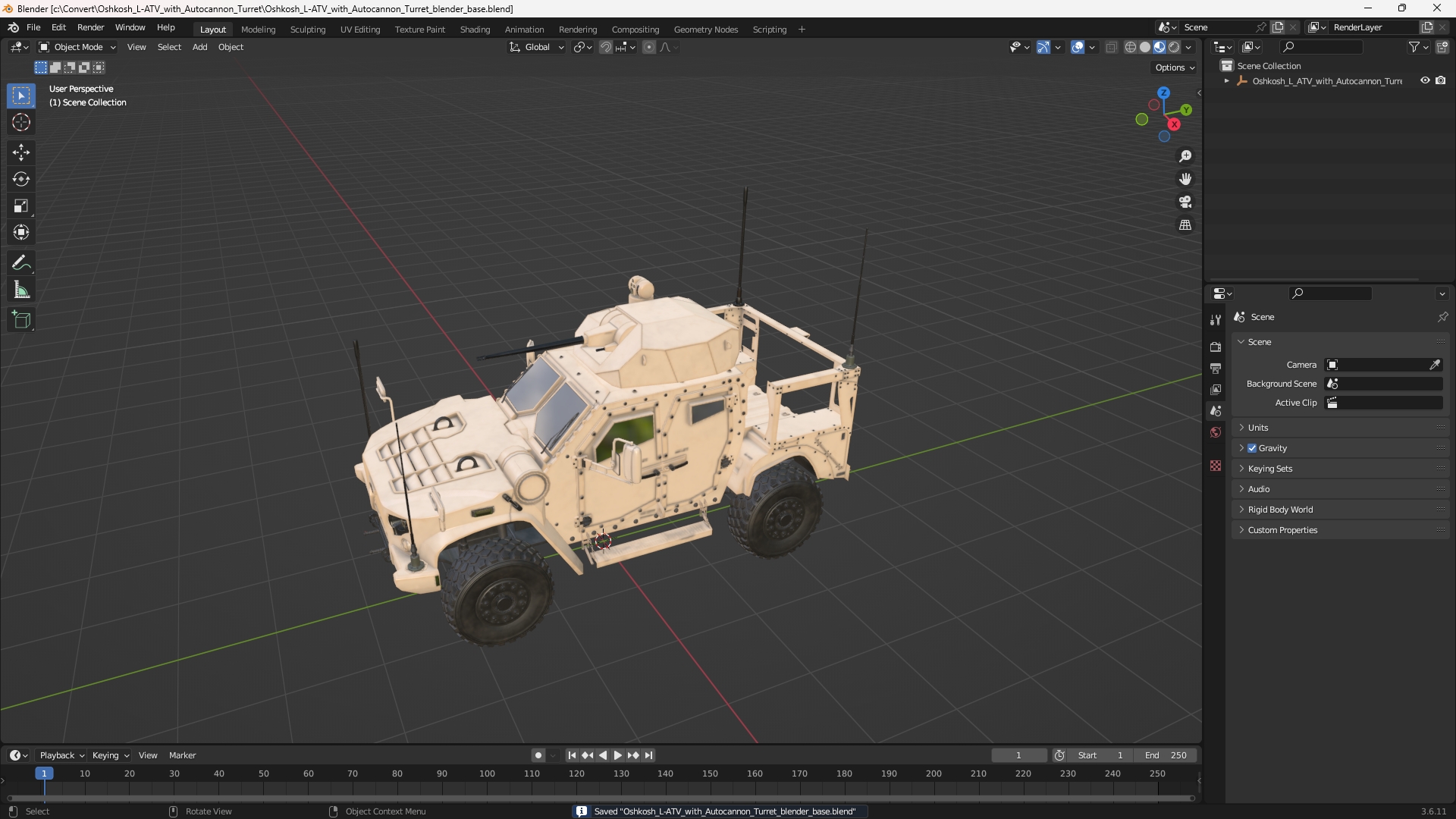 Oshkosh L-ATV with Autocannon Turret - view 10