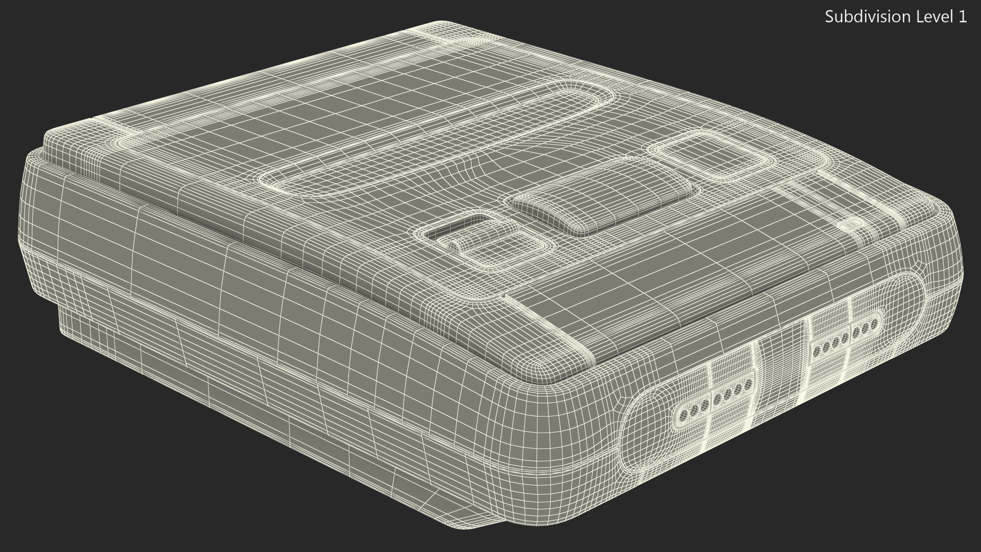 3D Video Game Console model