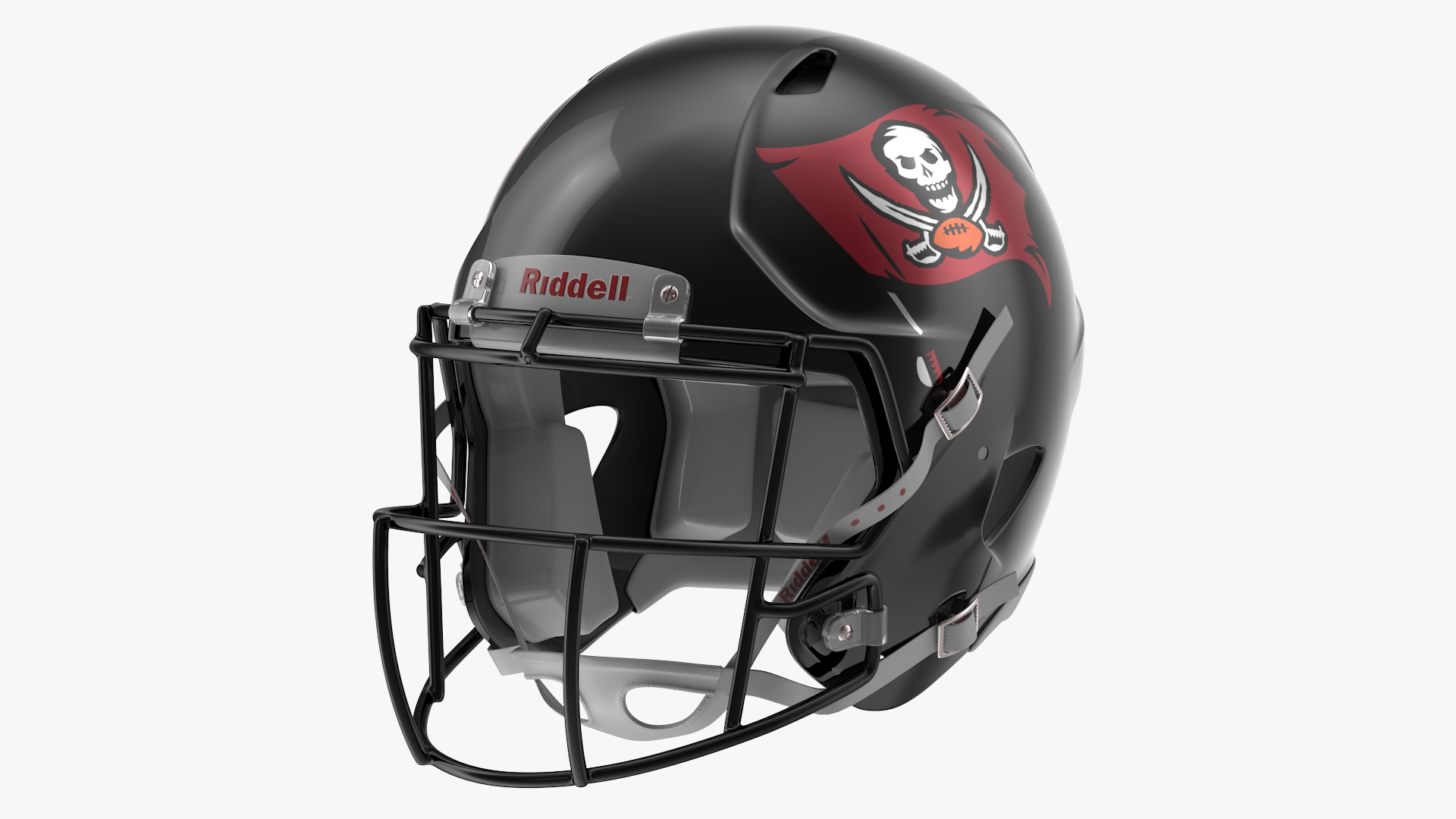 Tampa Bay Buccaneers American Football Player Crouching Fur 3D model