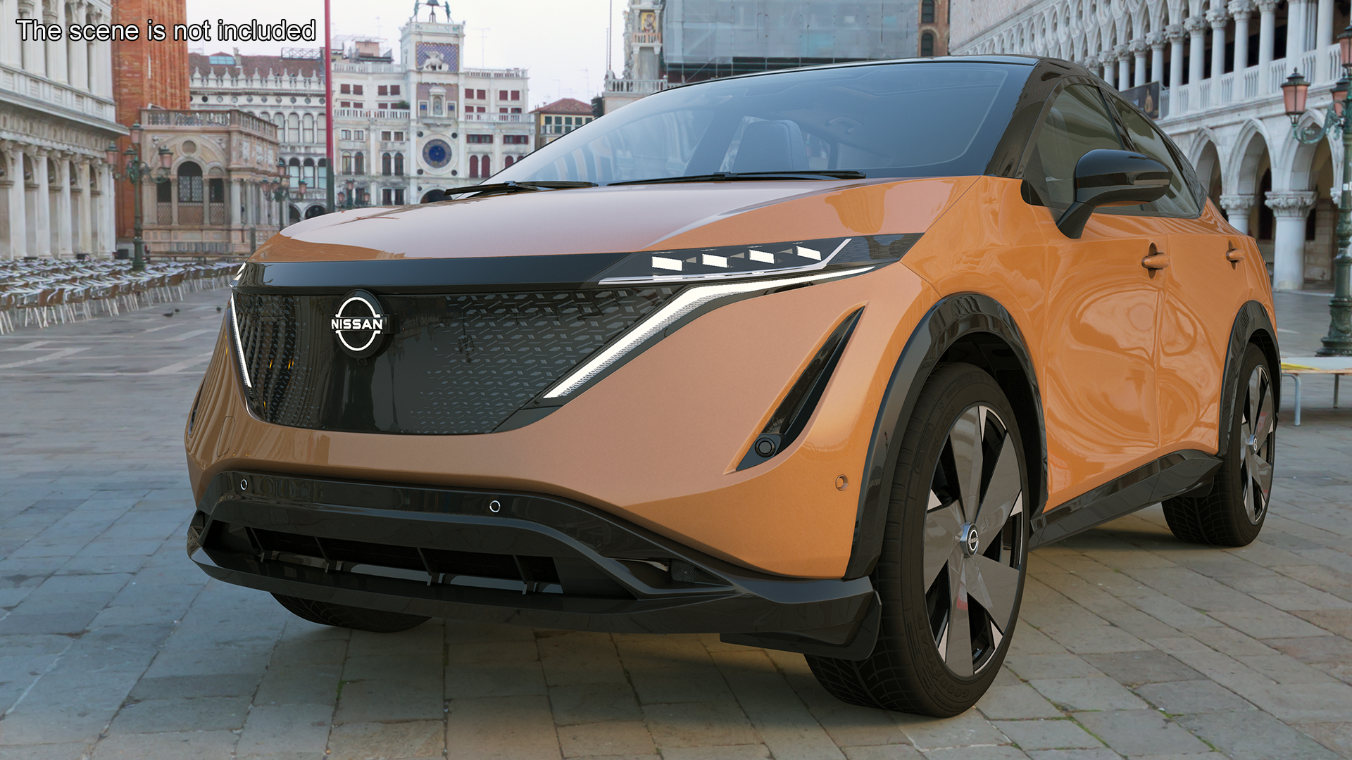 Nissan Ariya Lights On 3D