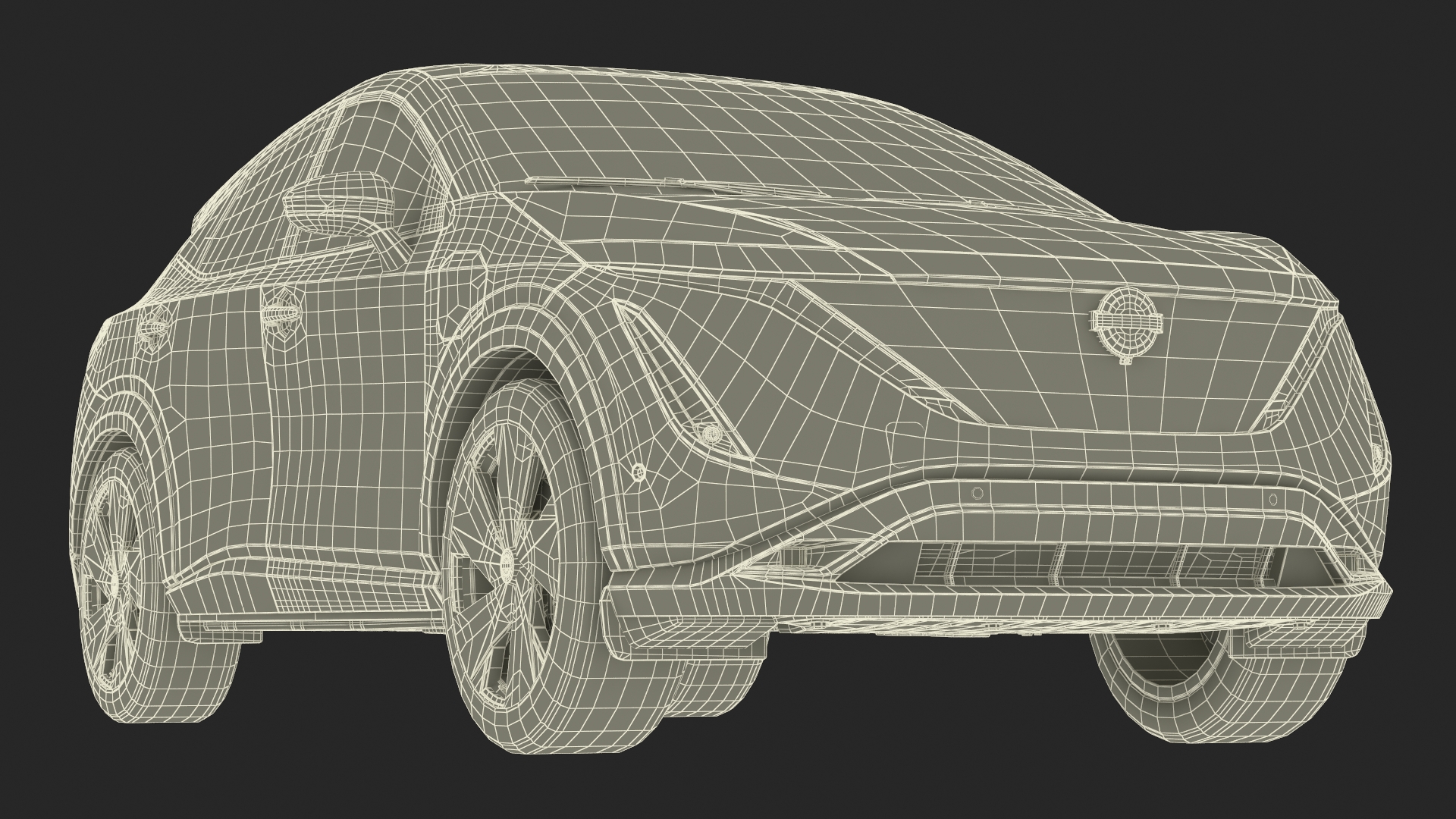 Nissan Ariya Lights On 3D