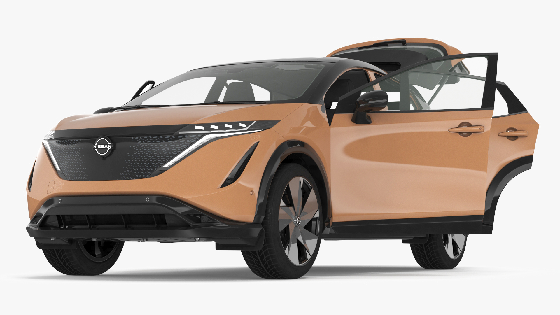 Nissan Ariya Lights On 3D