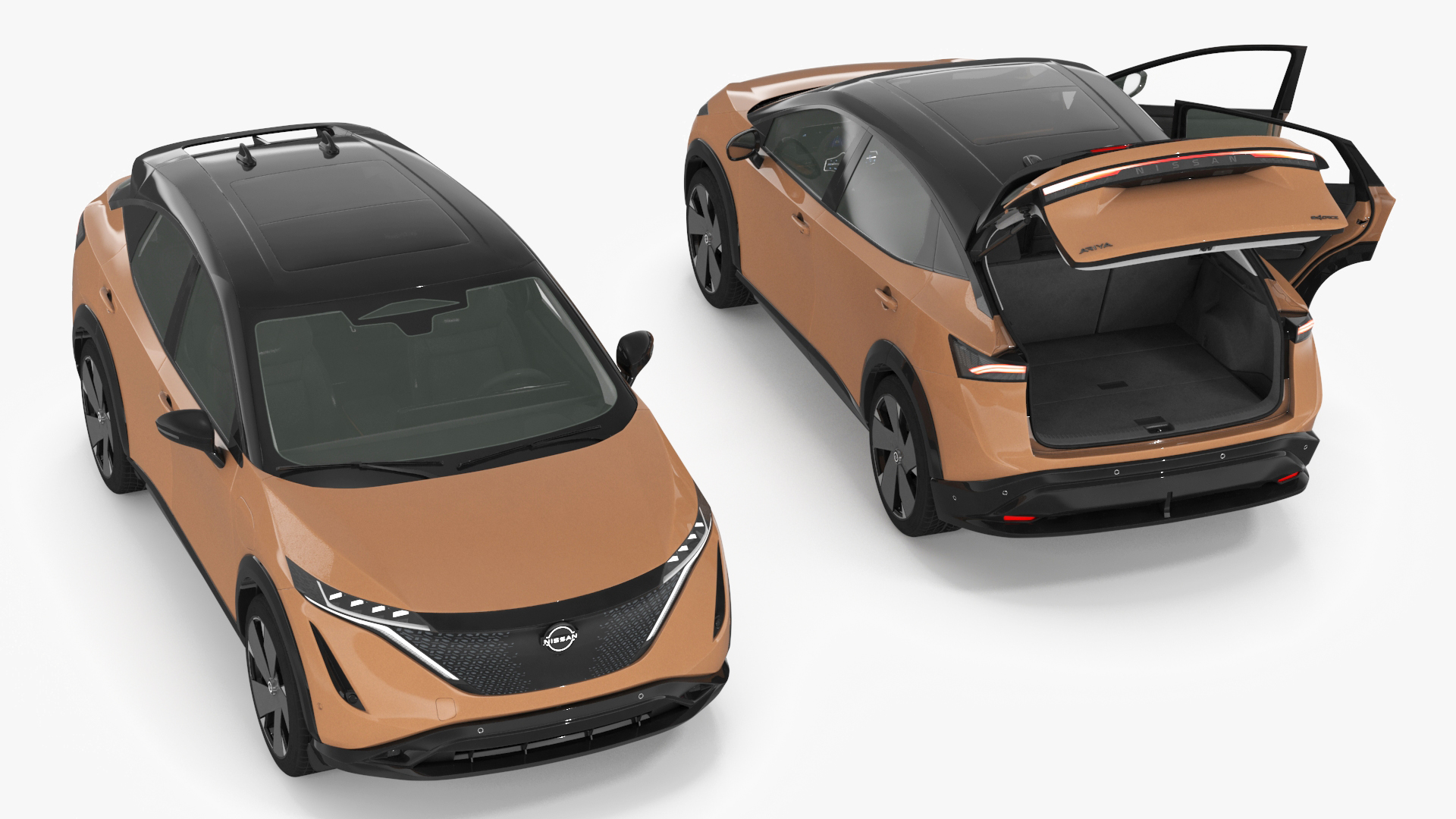 Nissan Ariya Lights On 3D