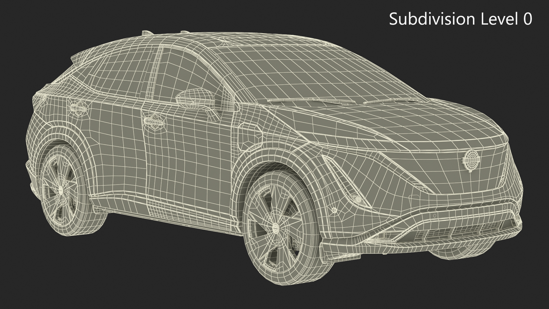 Nissan Ariya Lights On 3D