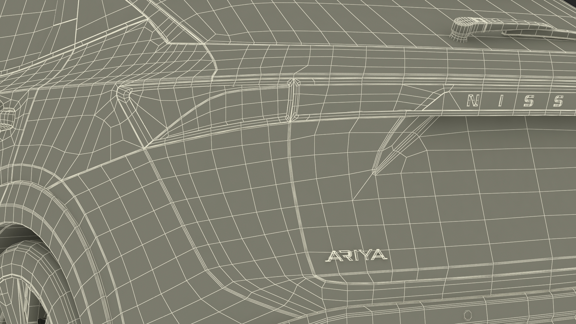 Nissan Ariya Lights On 3D