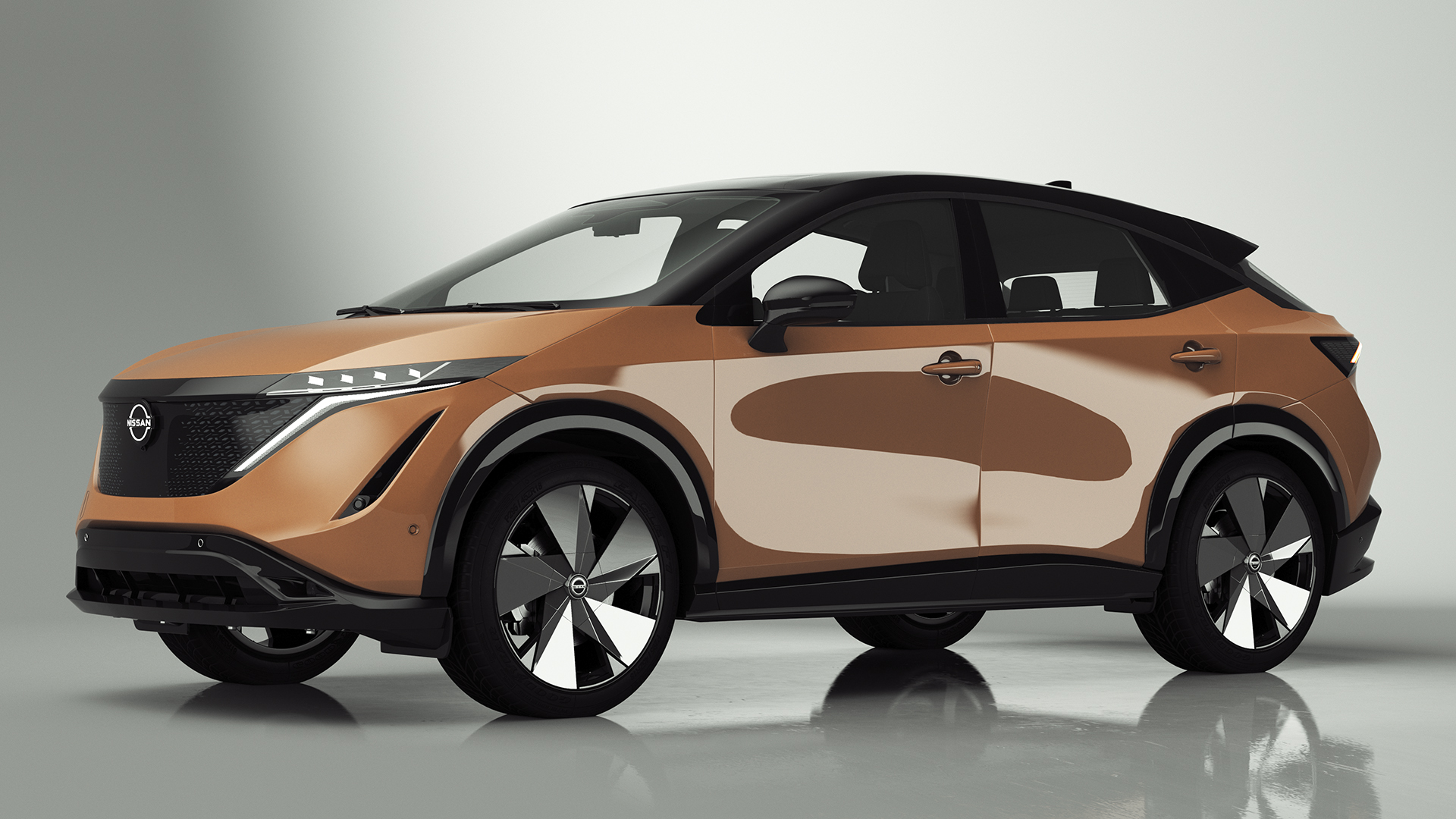 Nissan Ariya Lights On 3D