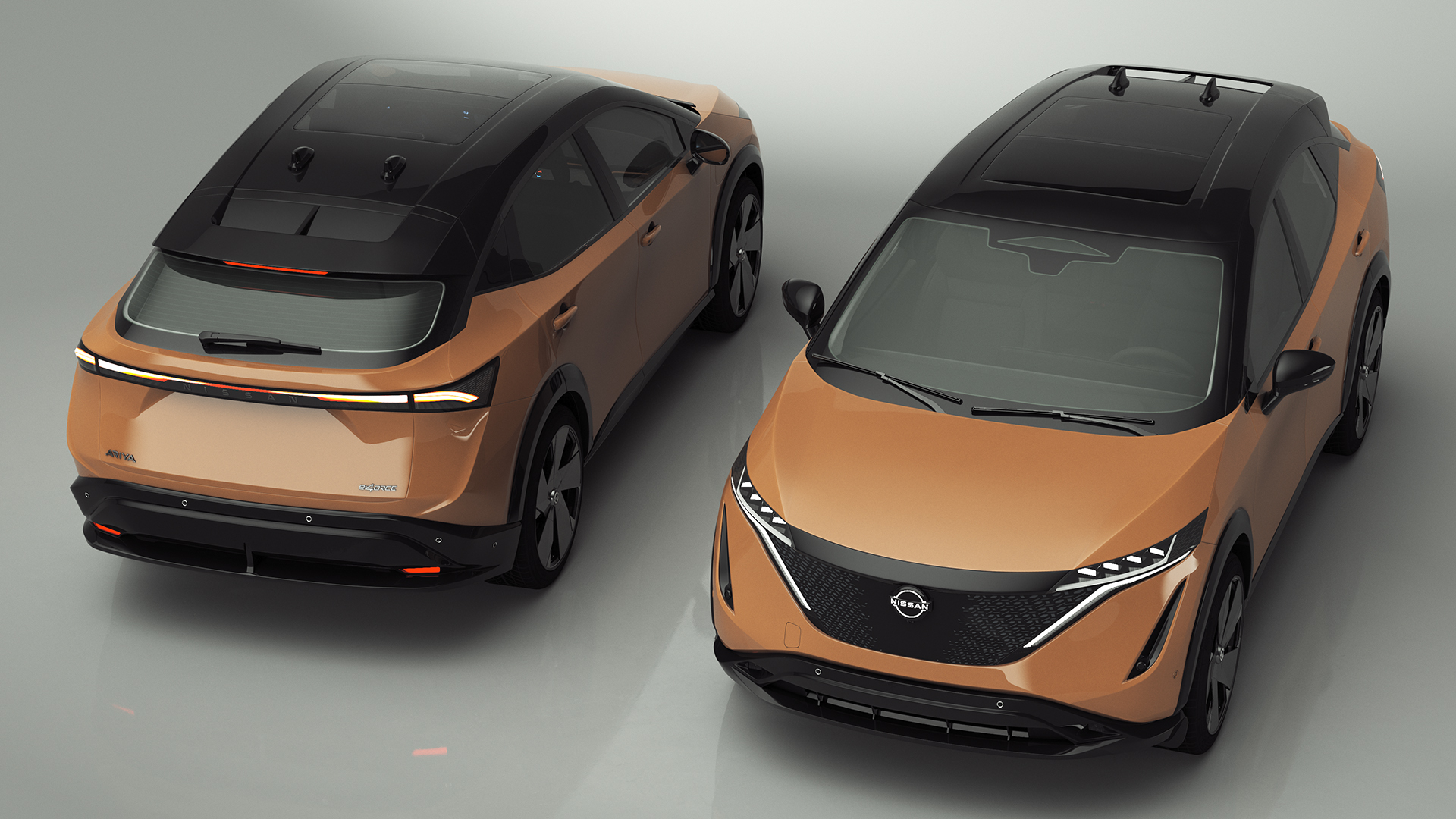 Nissan Ariya Lights On 3D