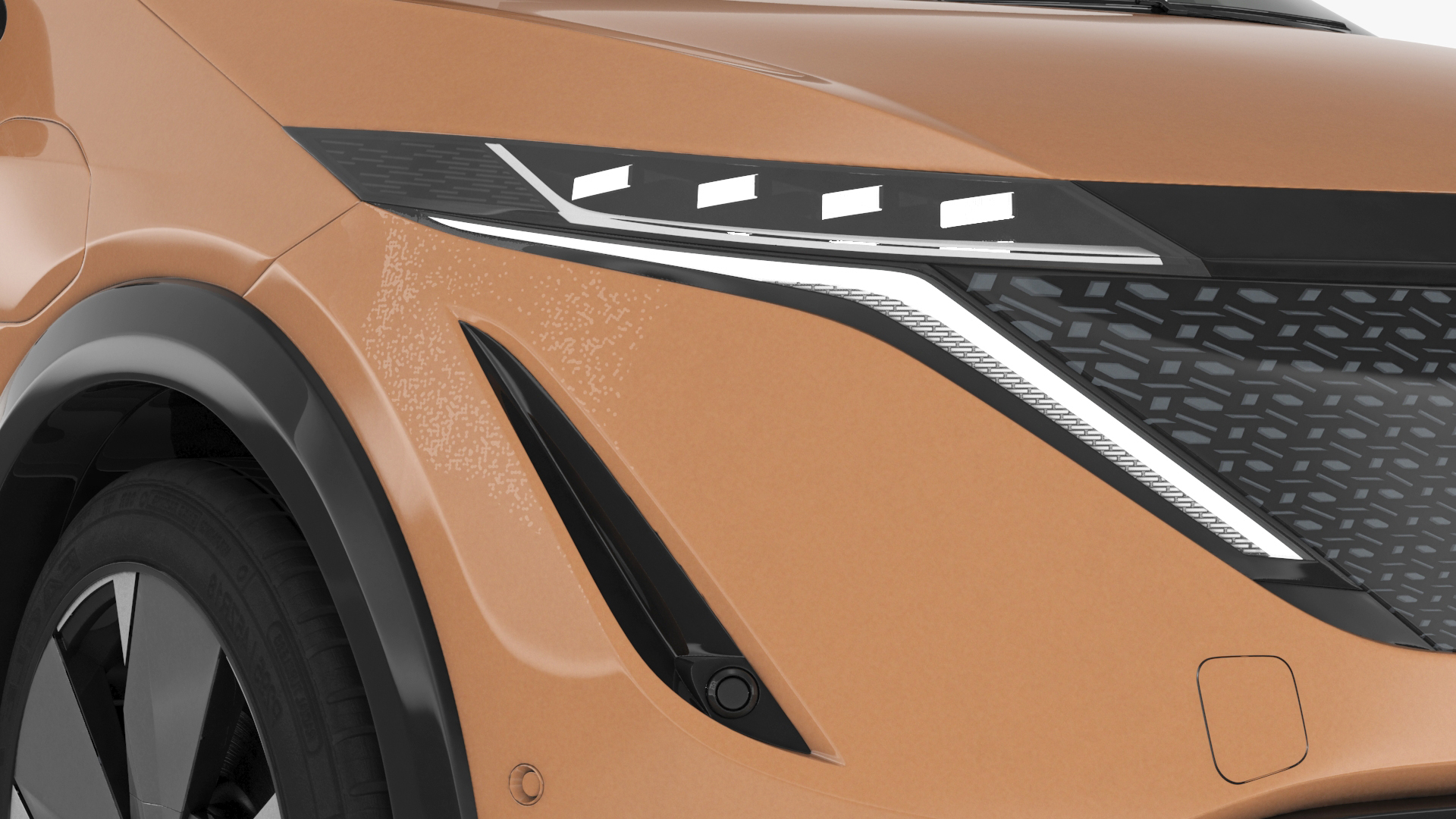 Nissan Ariya Lights On 3D