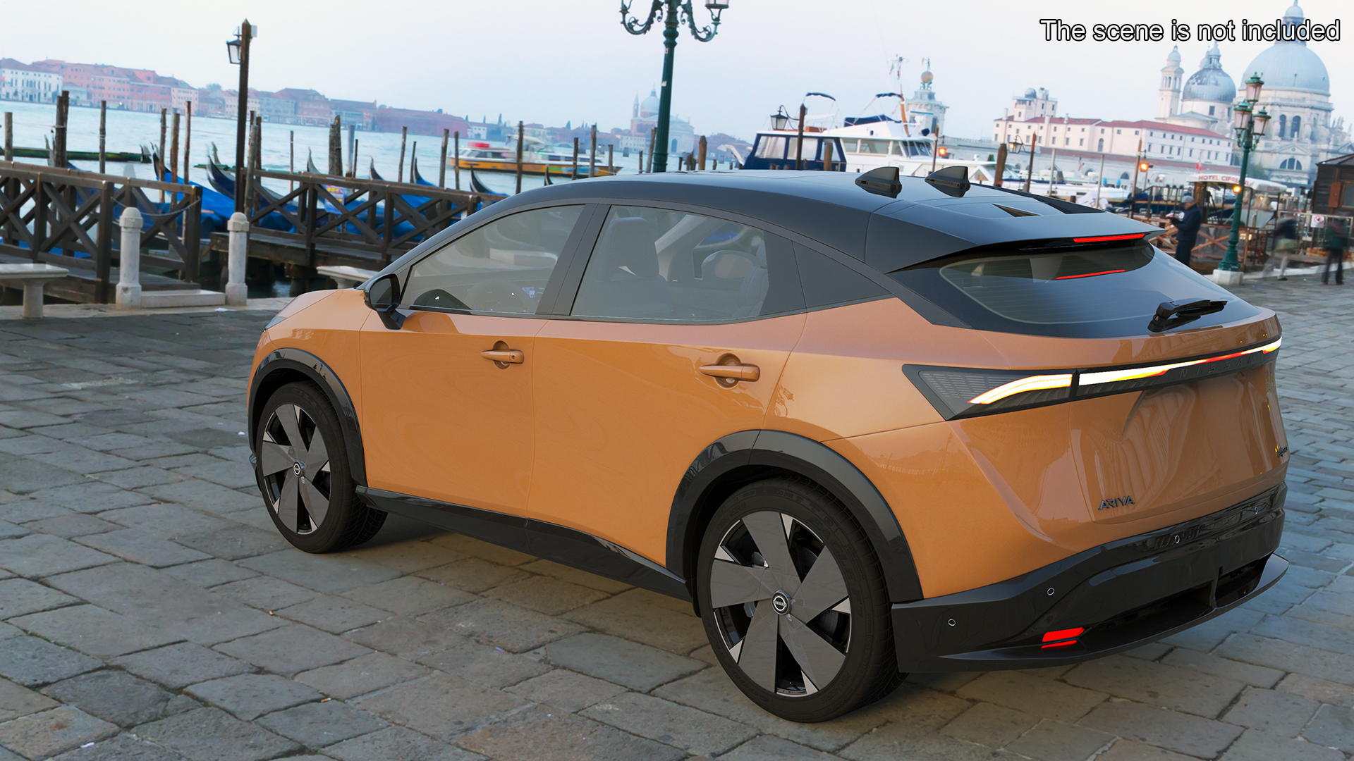 Nissan Ariya Lights On 3D