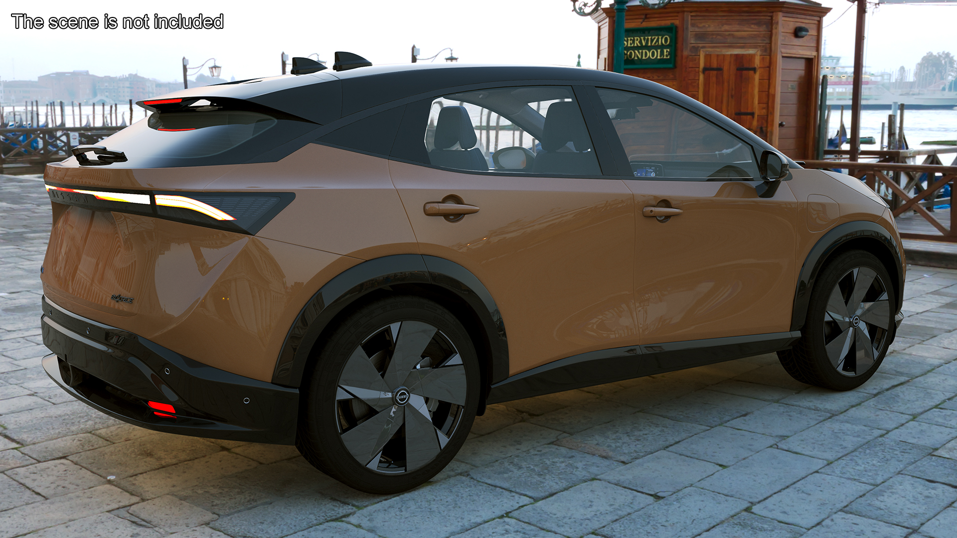 Nissan Ariya Lights On 3D