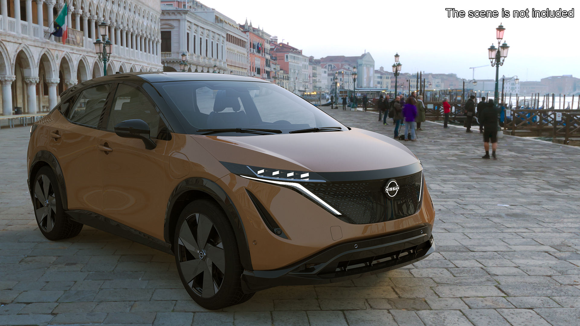 Nissan Ariya Lights On 3D