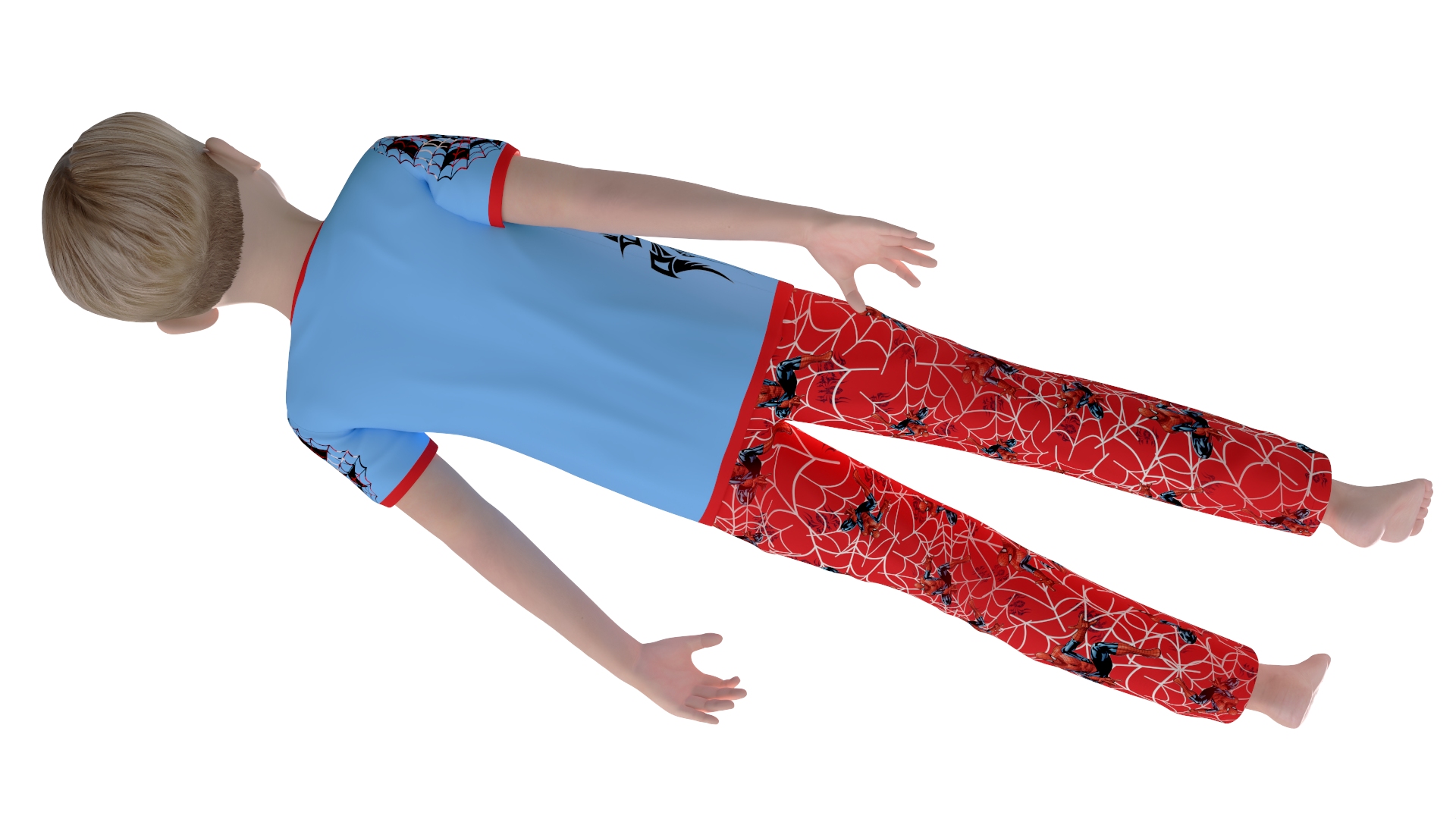 3D Child on Surgical Table model