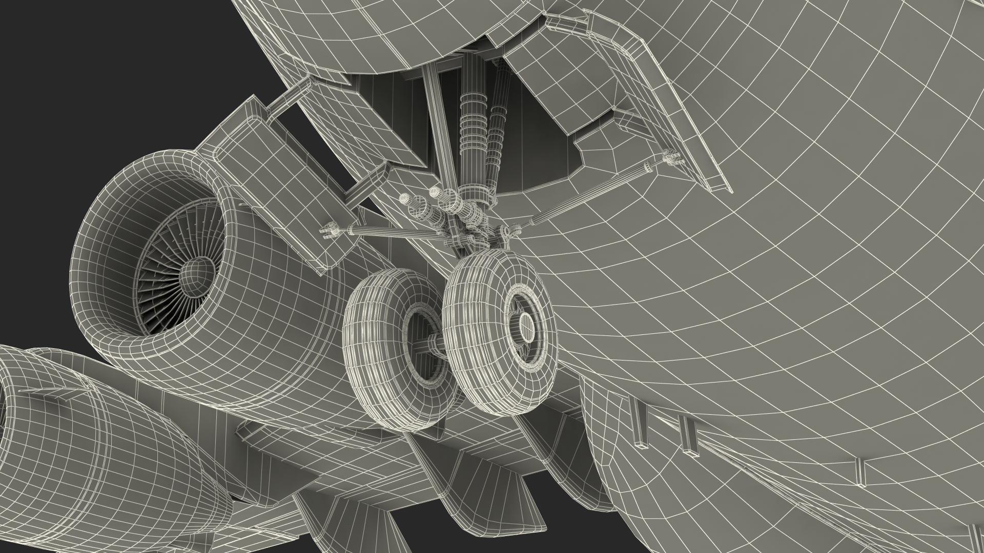 Boeing C17 Globemaster III Transport Aircraft Rigged 3D