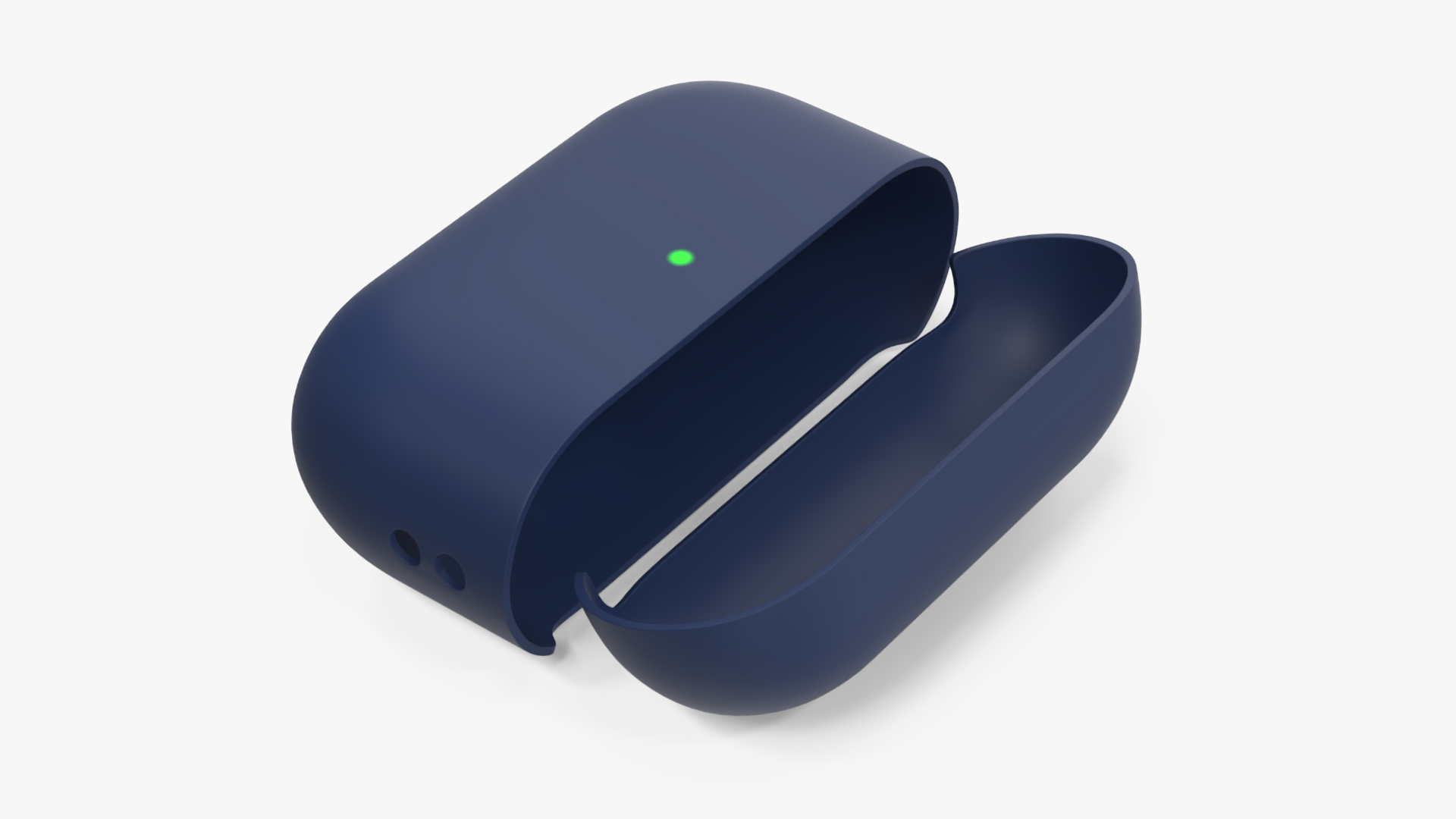Silicone Case Apple AirPods Pro 2 USB-C Blue 3D model