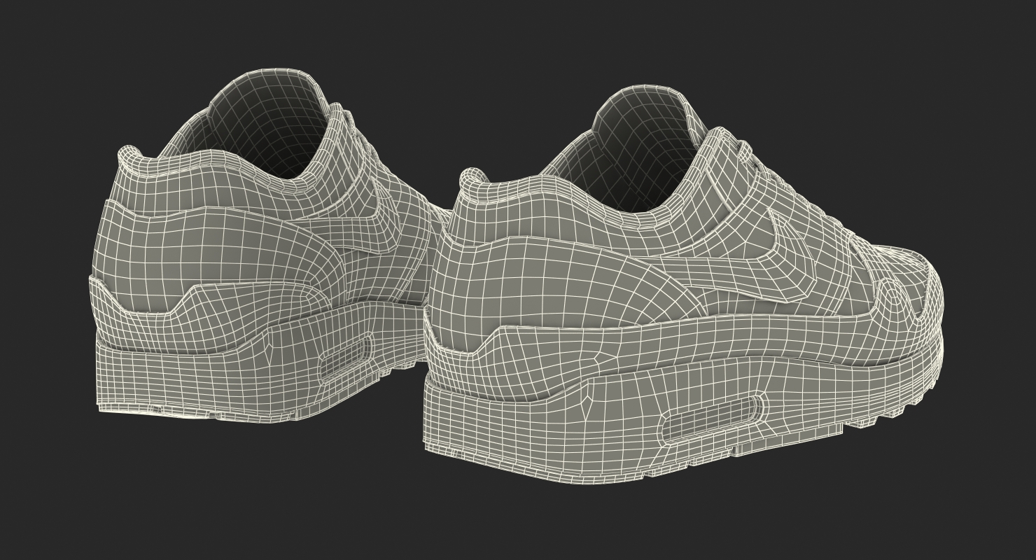 3D Nike Air Max Sneakers