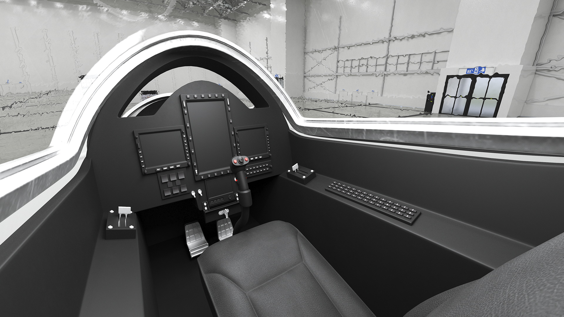 Prototype Boom Supersonic Jet XB-1 3D model
