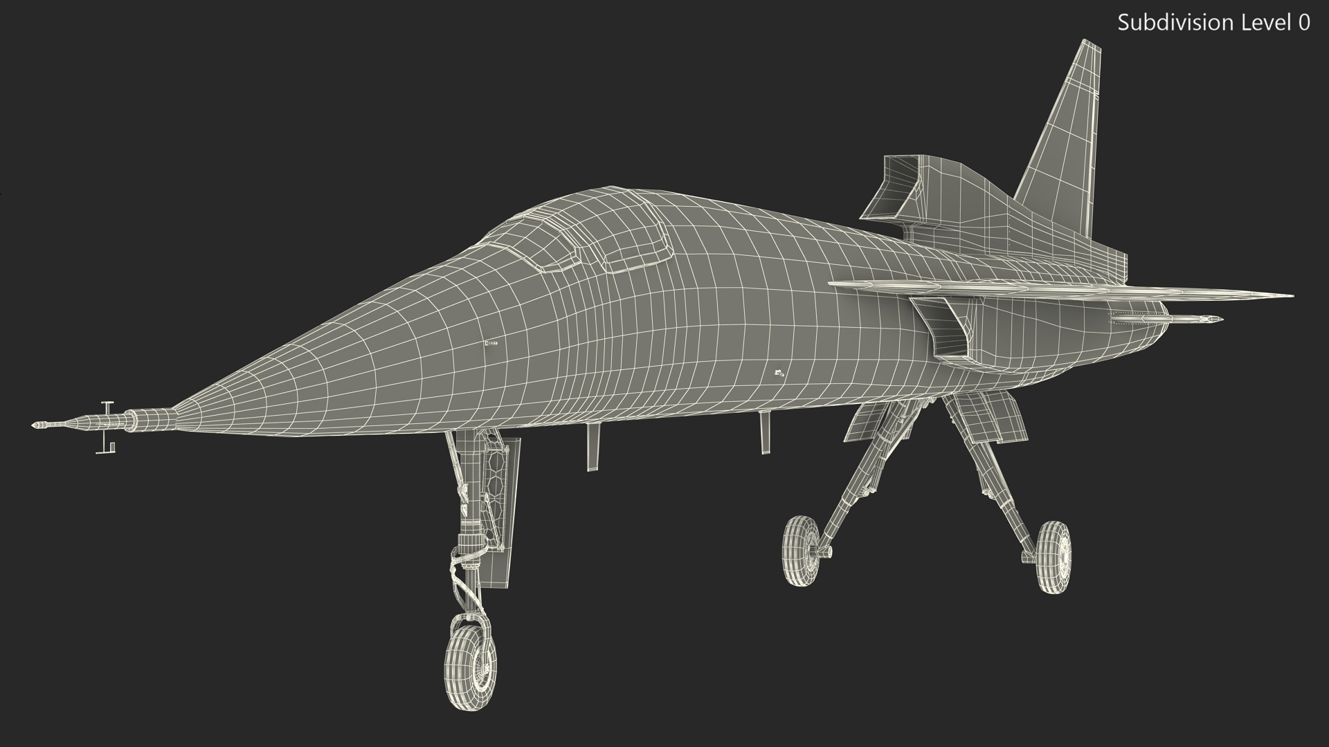 Prototype Boom Supersonic Jet XB-1 3D model
