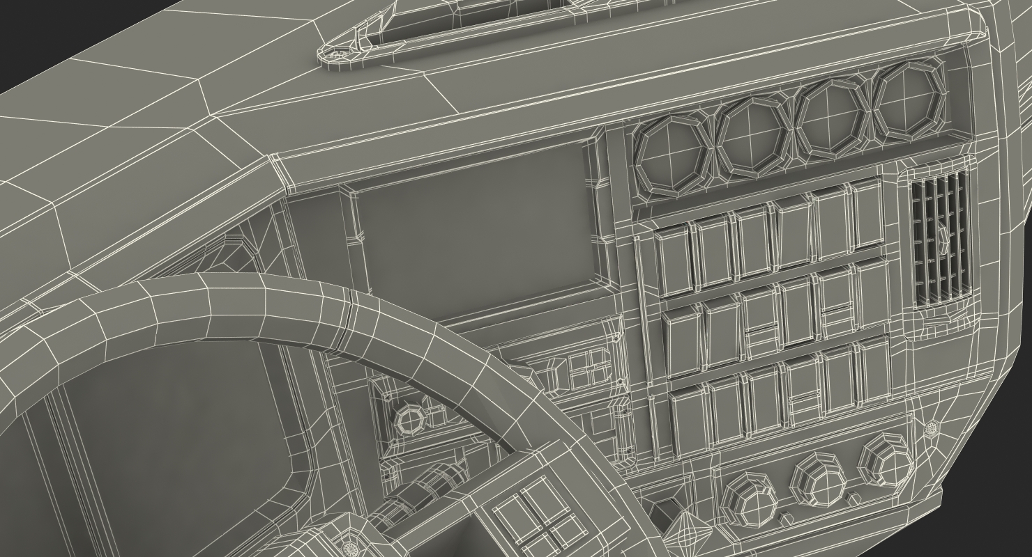 3D model Mack Truck Dashboard