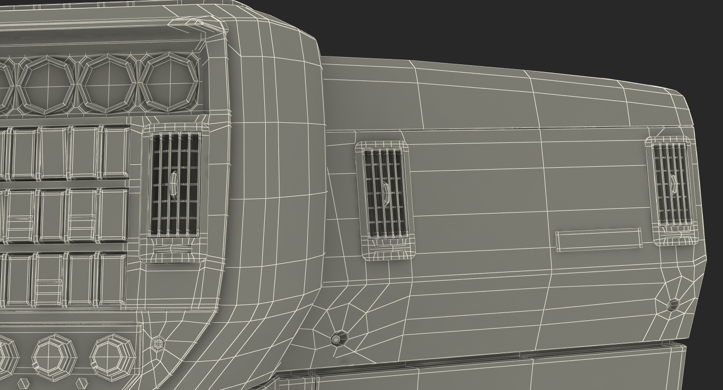 3D model Mack Truck Dashboard