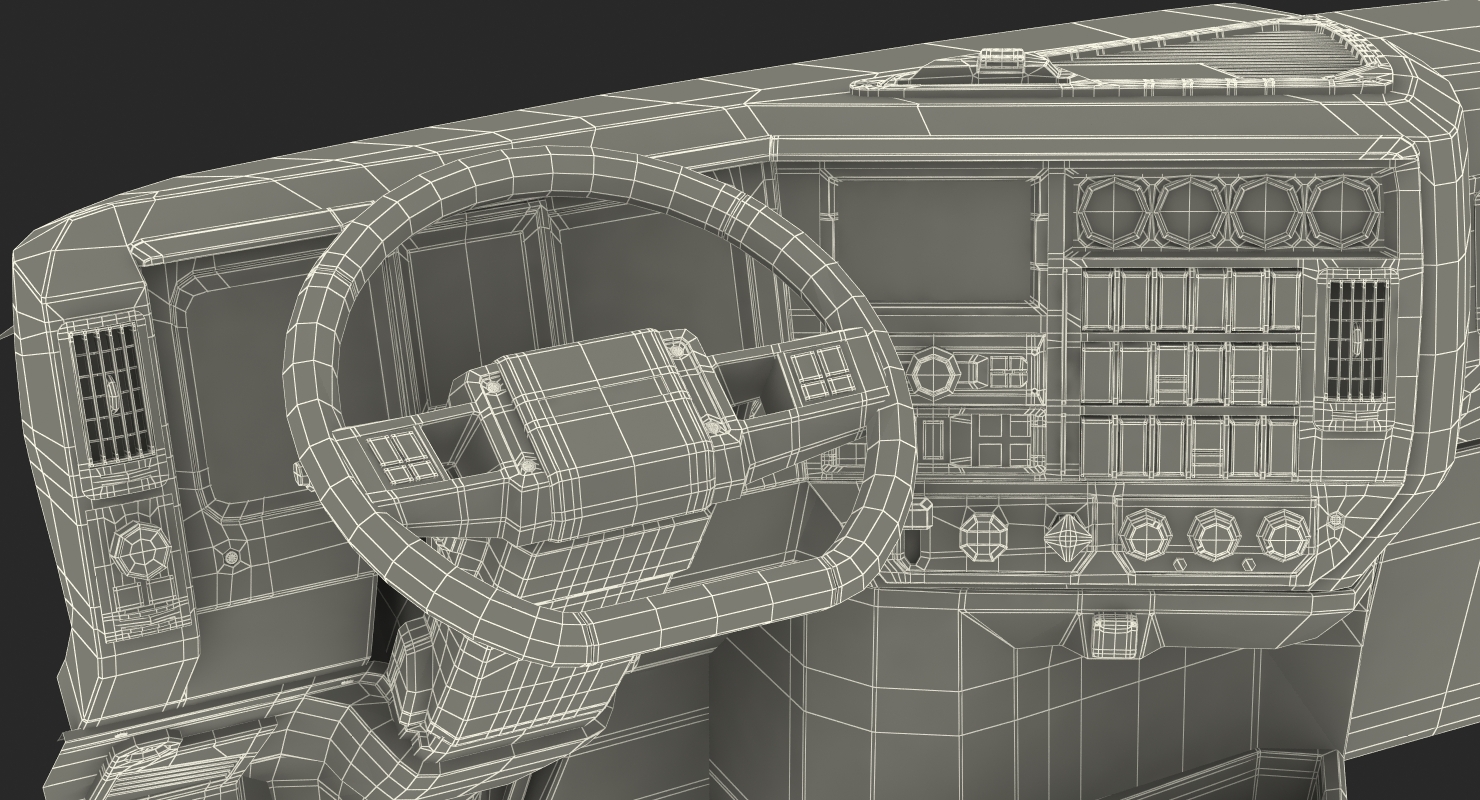 3D model Mack Truck Dashboard