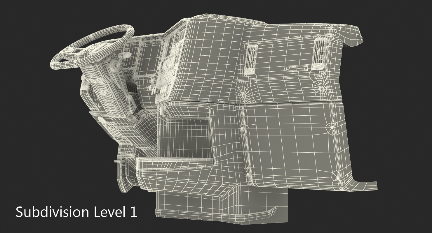 3D model Mack Truck Dashboard