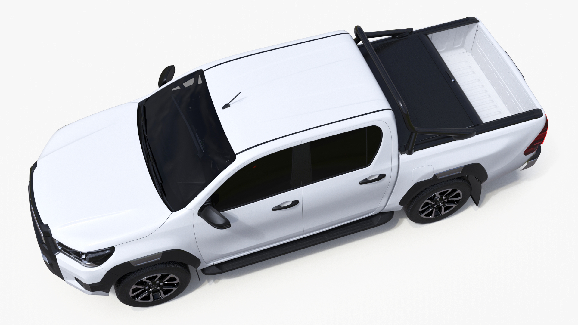 3D Pickup Truck White model