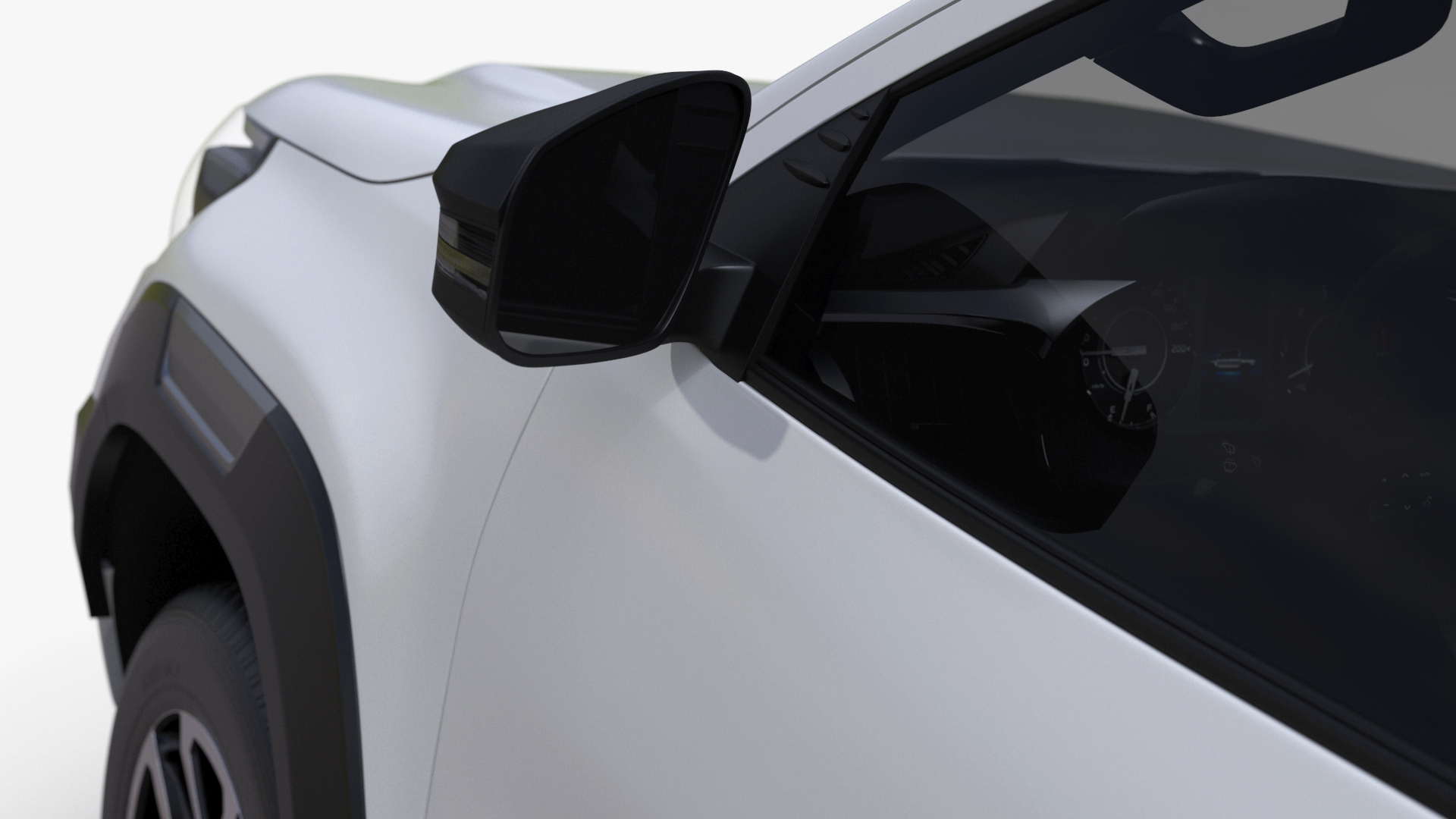 3D Pickup Truck White model