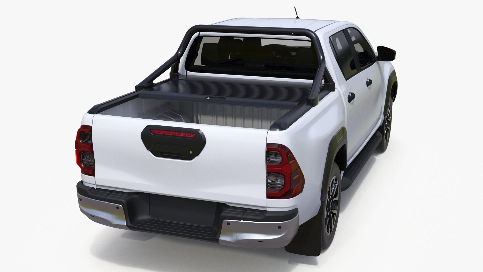 3D Pickup Truck White model