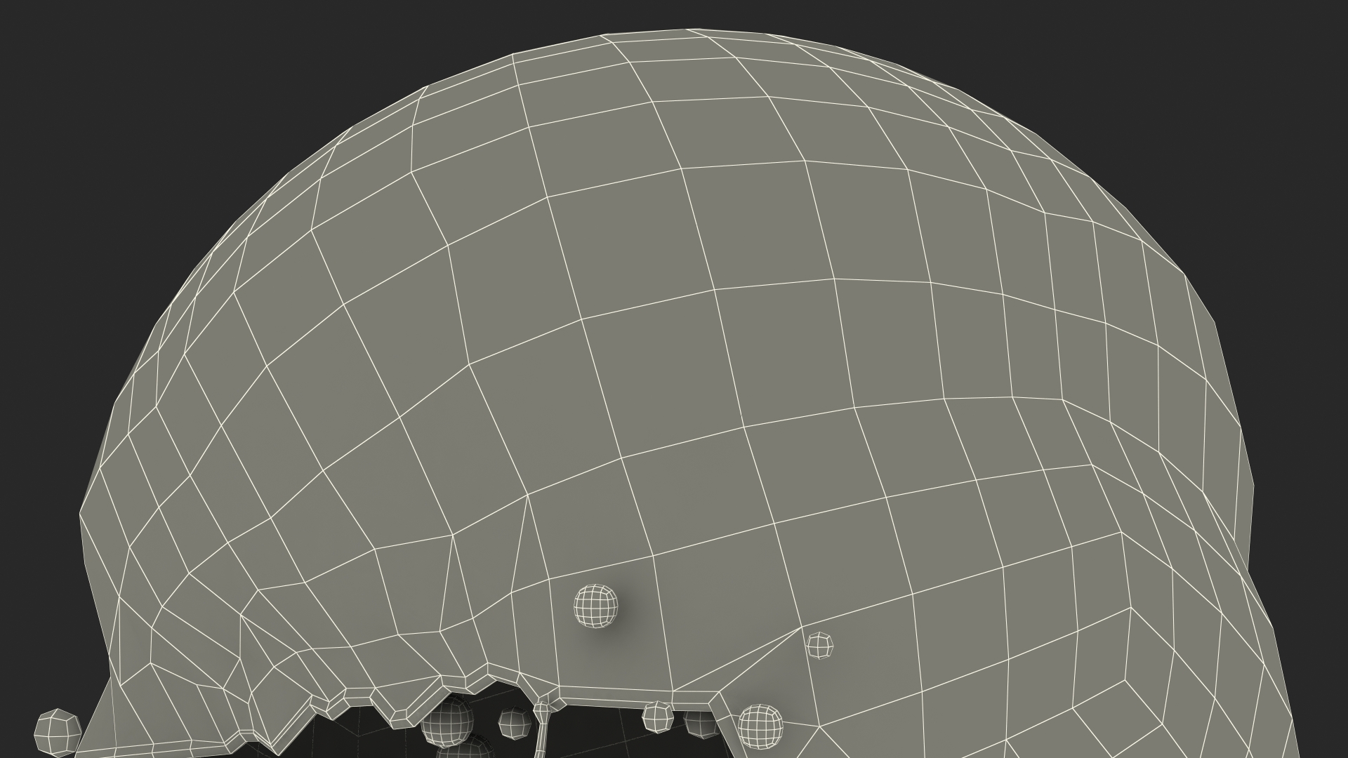 3D model Soap Bubble Burst Stage 4