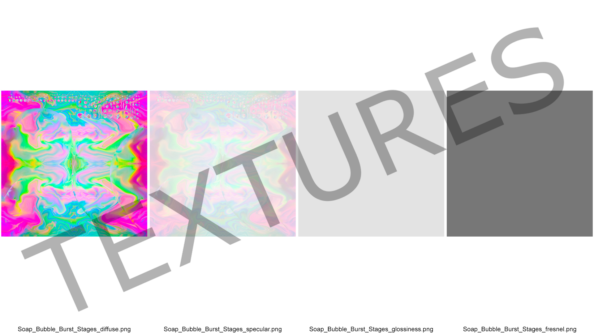 3D model Soap Bubble Burst Stage 4