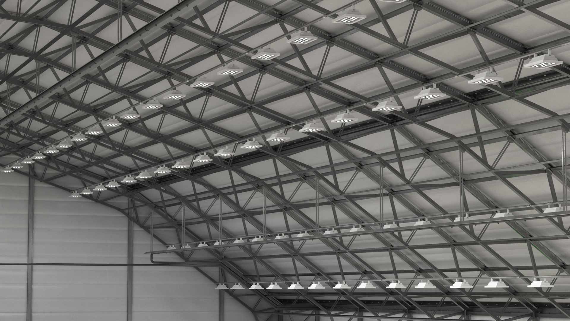 Business Jet Bombardier Challenger 604 In Aircraft Hangar 3D