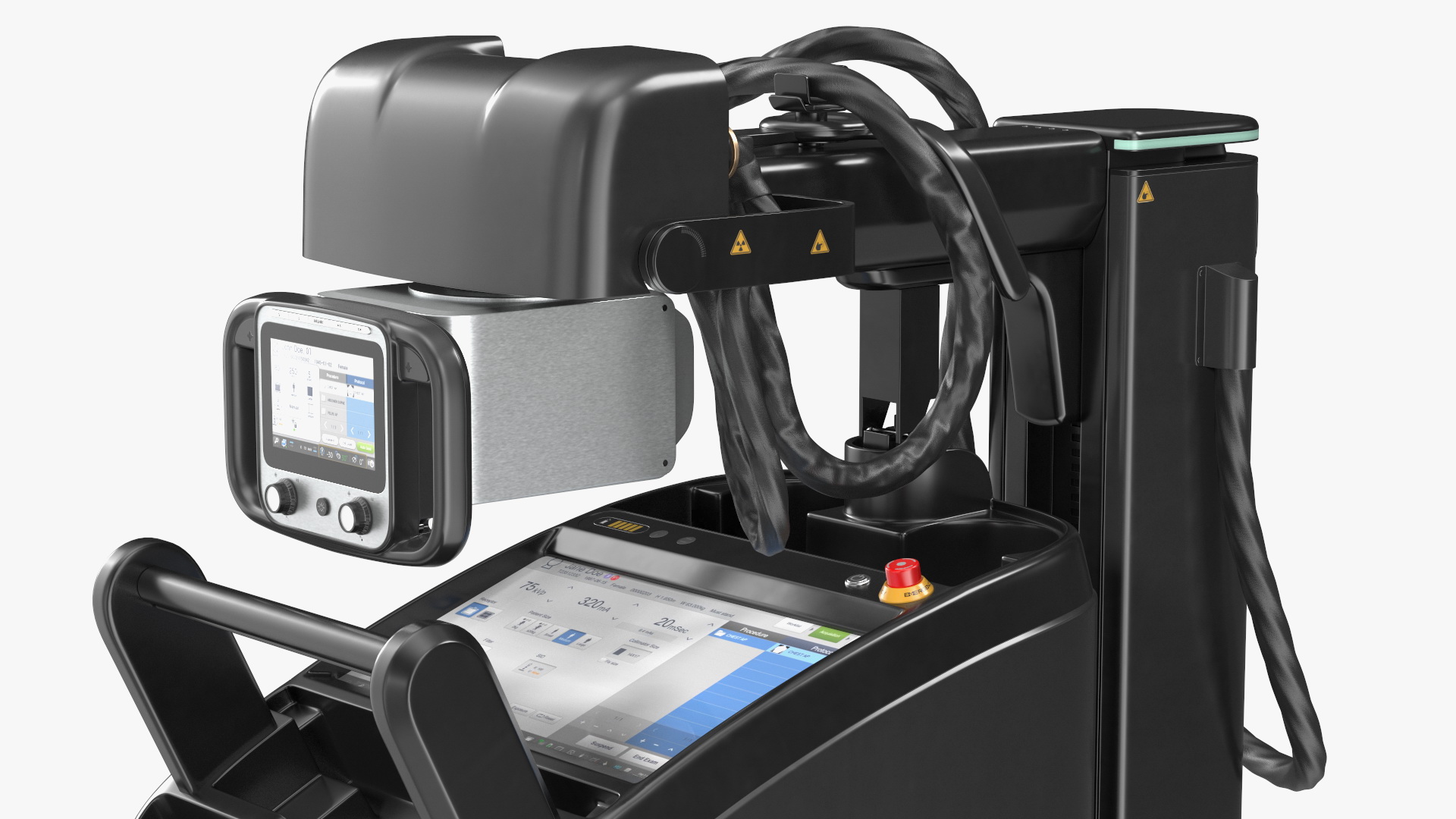 Portable X-Ray Black Rigged 3D