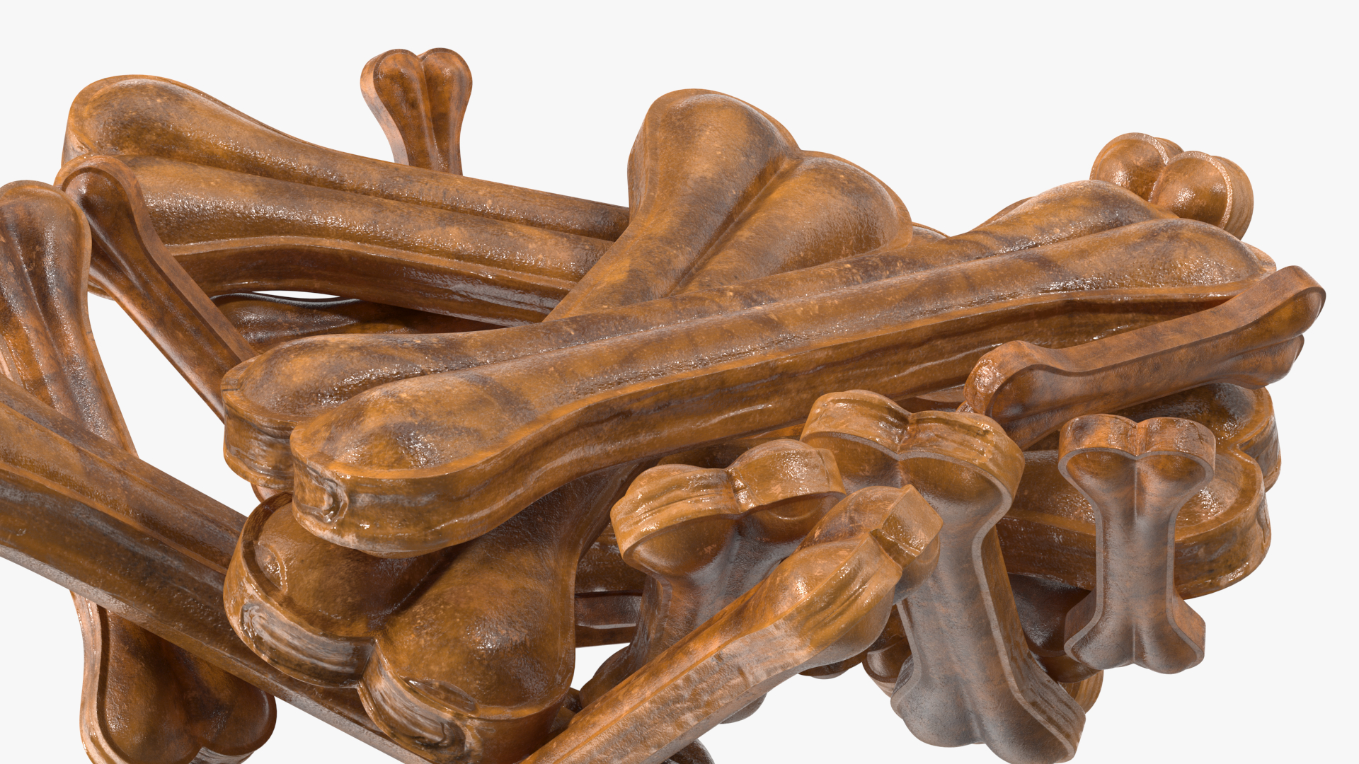 3D Heap of Dog Treats Dark model